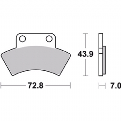 Pastillas freno Brembo 07PO03SD - foto 2