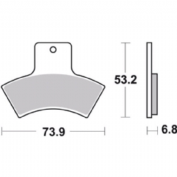Pastillas freno Brembo 07PO04SD - foto 2 Pastillas freno Brembo 07PO04SD - foto 2