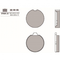 Pastillas freno Brembo 07SU0125