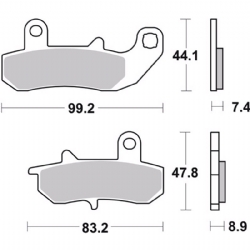 Pastillas freno Brembo 07SU17SP - foto 2 Pastillas freno Brembo 07SU17SP - foto 2