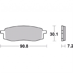 Pastillas freno Brembo 07YA13SD - foto 2