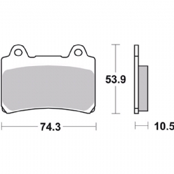 Pastillas freno Brembo 07YA17SP - foto 2 Pastillas freno Brembo 07YA17SP - foto 2