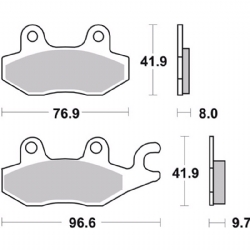 Pastillas freno Brembo 07YA2008 - foto 2 Pastillas freno Brembo 07YA2008 - foto 2
