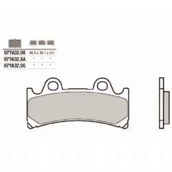 Pastillas freno Brembo 07YA32SC