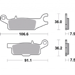 Pastillas freno Brembo 07YA49SX - foto 2 Pastillas freno Brembo 07YA49SX - foto 2