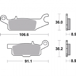 Pastillas freno Brembo 07YA51SD - foto 2 Pastillas freno Brembo 07YA51SD - foto 2