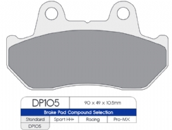 Pastillas freno Dp Brakes DP105 Standard - foto 2