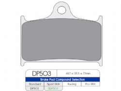 Pastillas freno Dp Brakes DP503 Standard - foto 2