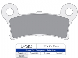 Pastillas freno Dp Brakes DP510 HDP Harley - foto 2