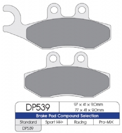 Pastillas freno Dp Brakes DP539 Standard
