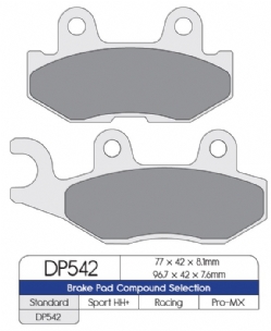 Pastillas freno Dp Brakes DP542 Off-Road