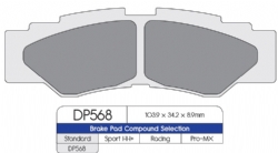 Pastillas freno Dp Brakes DP568 Standard