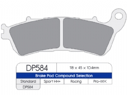 Pastillas freno Dp Brakes DP584 Standard - foto 2