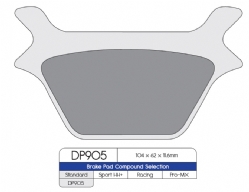 Pastillas freno Dp Brakes DP905 HDP Harley