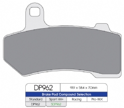 Pastillas freno Dp Brakes DP962 HDP Harley