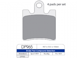 Pastillas freno Dp Brakes DP965 Standard - foto 2