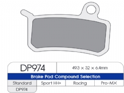 Pastillas freno Dp Brakes DP974 Off-Road - foto 2