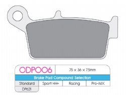 Pastillas freno Dp Brakes ODP006 ODP Organic - foto 2