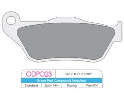 Pastillas freno Dp Brakes ODP023 ODP Organic - foto 2