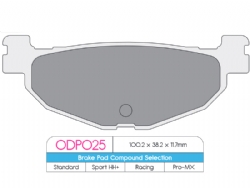 Pastillas freno Dp Brakes ODP025 ODP Organic - foto 2 Pastillas freno Dp Brakes ODP025 ODP Organic - foto 2