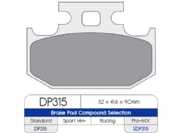 Pastillas freno Dp Brakes SDP315 SDP Pro-Mx - foto 2