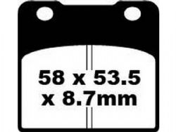 Pastillas de freno EBC FA103HH Double-H sinterizadas