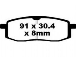Pastillas de freno EBC FA105R R Series sinterizadas