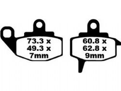 Pastillas de freno EBC FA130R R Series sinterizadas