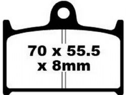 Pastillas de freno EBC FA145HH Double-H sinterizadas
