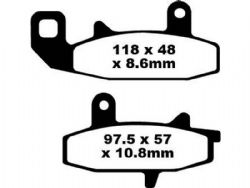 Pastillas de freno EBC FA147R R Series sinterizadas