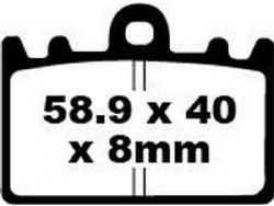 Pastillas de freno EBC FA180HH Double-H sinterizadas
