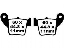 Pastillas de freno EBC FA346TT TT off-road