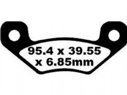 Pastillas de freno EBC FA398R R Series sinterizadas