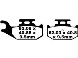 Pastillas de freno EBC FA428R R Series sinterizadas