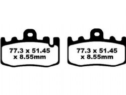 Pastillas de freno EBC FA441HH Double-H sinterizadas