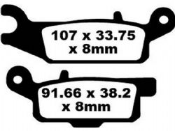 Pastillas de freno EBC FA444R R Series sinterizadas