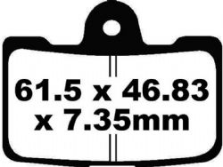 Pastillas de freno EBC FA454/4HH Double-H sinterizadas
