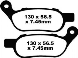 Pastillas de freno EBC FA458HH Double-H sinterizadas