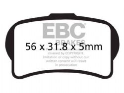 Pastillas de freno EBC FA644TT TT off-road