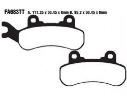Pastillas de freno EBC FA683TT TT off-road