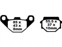Pastillas freno Ebc SFA067HH