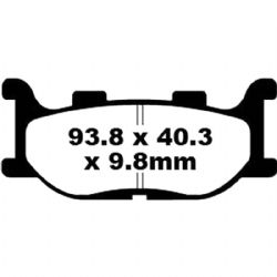Pastillas freno Ebc SFA199