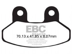 Pastillas de freno EBC SFAC306 Carbon Scooter