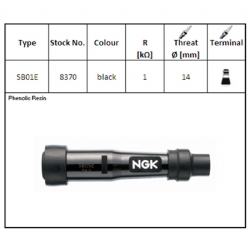 Pipa bujía Ngk SB01E - foto 2 Pipa bujía Ngk SB01E - foto 2