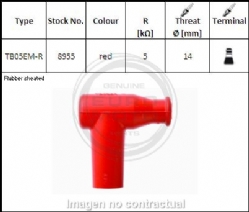 Pipa bujía Ngk TB05EMR