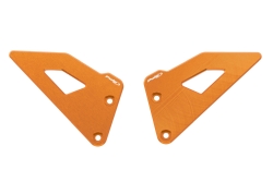 Placas de talón Puig 22263T KTM 990 DUKE 2024-2025 Naranja