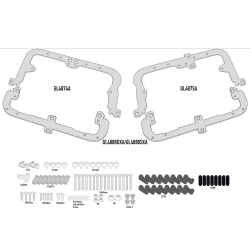 Portamaletas lateral Givi PL5112B Bmw R1250 GS Adventure 2019-2023