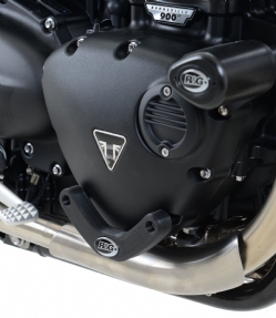 Protector De Tapa De Motor Rg Racing Ecs0109bk Negro Triumph Thruxton 1200 2016 2018