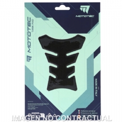 Protector depósito Mototec T1 Simil carbono