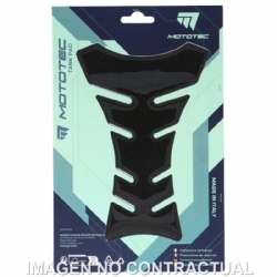 Protector depósito Mototec T2 Simil carbono